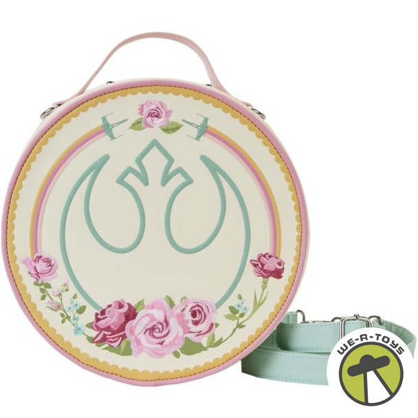 Star Wars Rebel Alliance Floral Round Convertible Backpack/Crossbody Loungefly