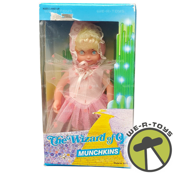 The Wizard of Oz Pink Munchkin Girl Dolls 1988 Multi Toys Corp 8876 NRFB