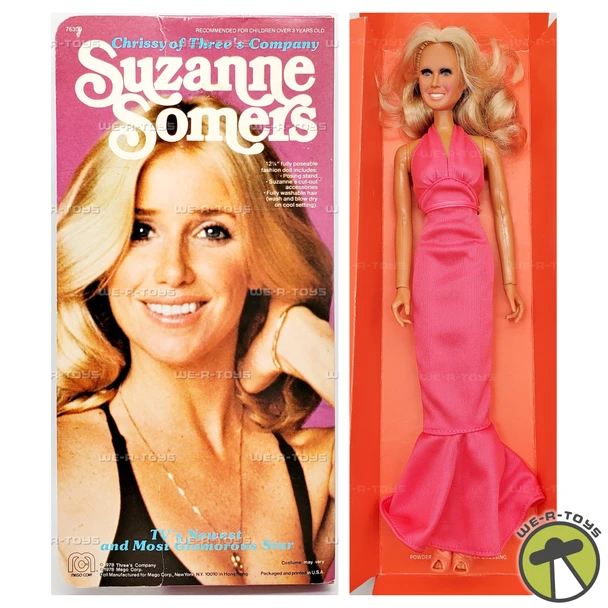 Suzanne Somers Chrissy of Three's Company Poseable Doll 1978 Mego 76300 NEW