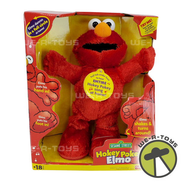 Sesame Street Hokey Pokey Elmo Sesame Street Electronic Doll 2002 Fisher-Price #86678 NEW