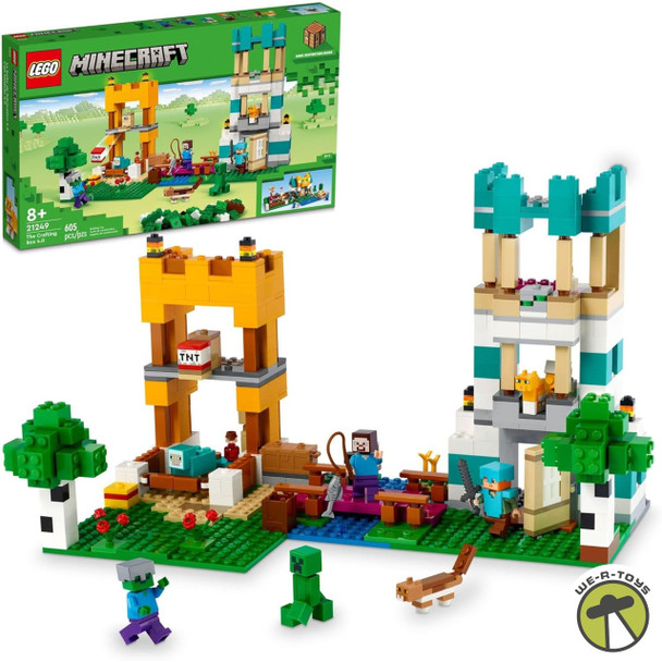 LEGO Minecraft The Crafting Box 4.0 Building Toy Set 605 pcs
