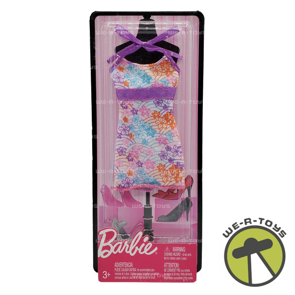 Barbie Fashions Colorful Flower Dress 2009 Mattel #R4275 NRFP