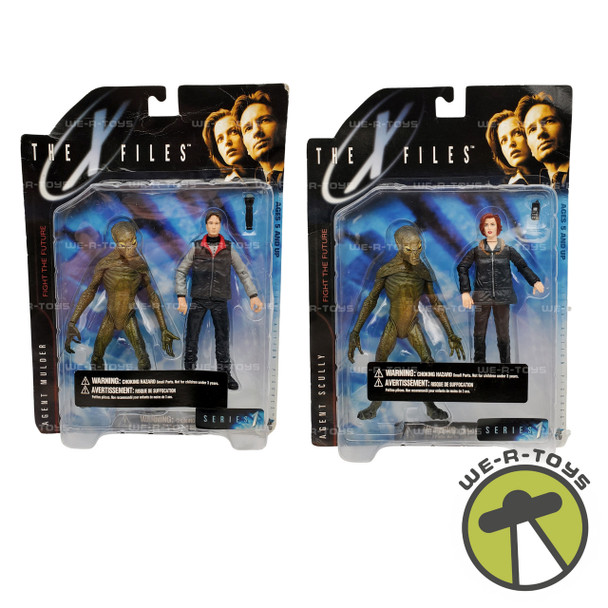The X Files Series 1 Agent Mulder & Agent Scully Arctic Gear 1998 NRFP SET OF 2