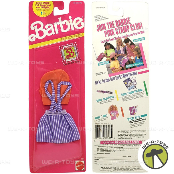 Barbie Fashion Finds Jumper & Top 1990 Mattel #5303