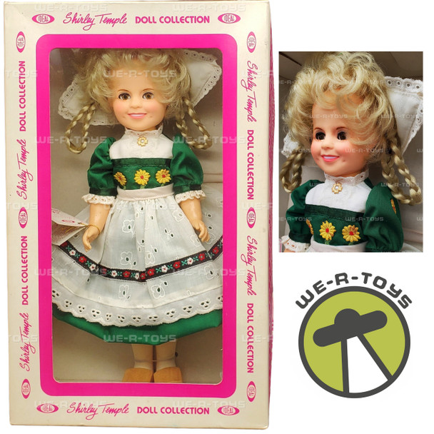 Shirley Temple as Heidi Dutch Costume 11" Poseable Doll 1982 Ideal Toy Corp NRFB