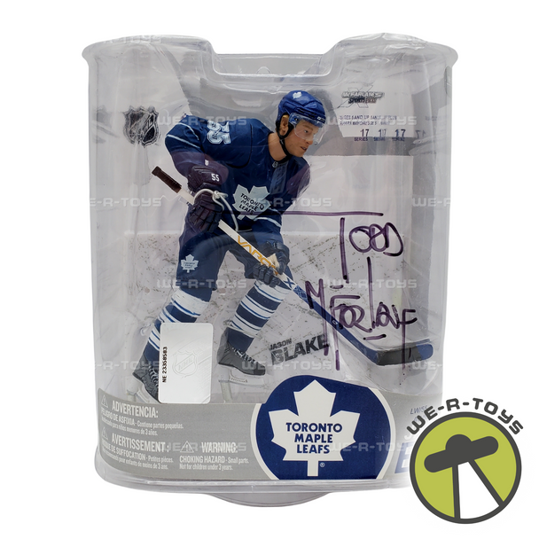 NHL Jason Blake Maple Leafs Figure 2007 Signed By Todd McFarlane 7164 NRFP