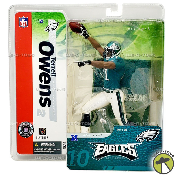 NFL Philadelphia Eagles Wide Receiver Terrell Owens 2004 McFarlane 74227 NRFP
