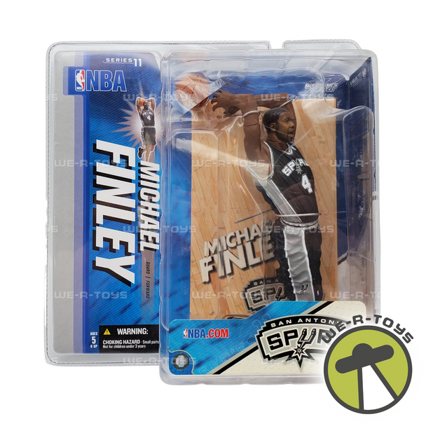 NBA Michael Finley San Antonio Spurs Figure 2006 McFarlane Toys #6447 NRFP