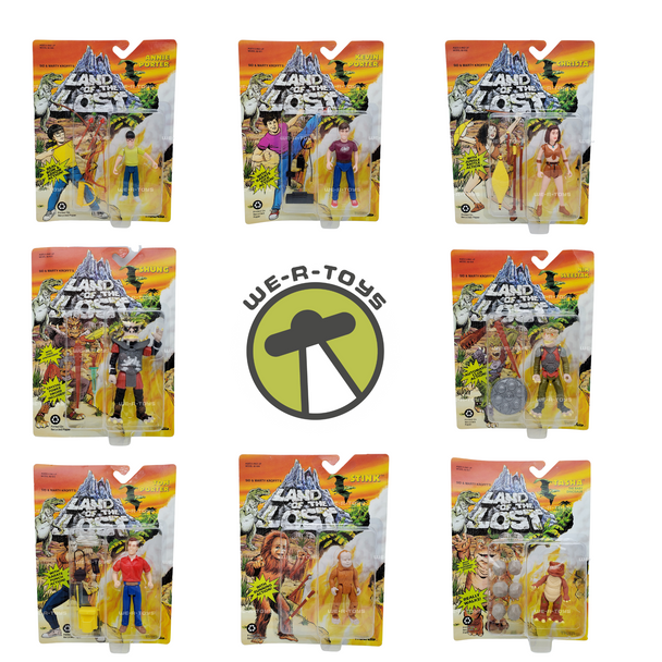 Land of the Lost Action Figures 1992 Tiger Toys #82-600 to #82-607 NRFP LOT OF 8