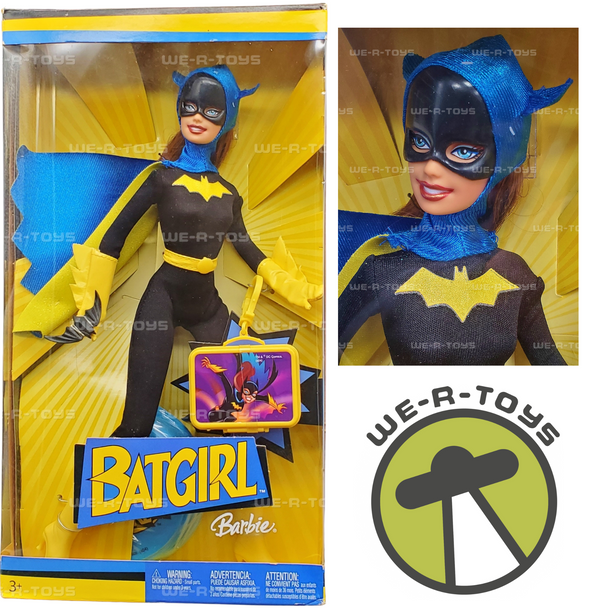 Barbie Doll as Batgirl with Keychain and Stand DC Comics 2004 Mattel H1670 NRFB