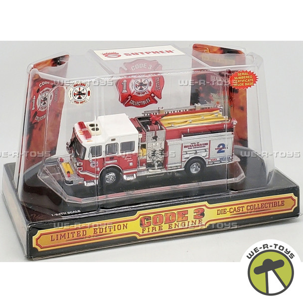 Code 3 Sutphen Orlando FL Fire Engine Red 2001 Vehicle #12290
