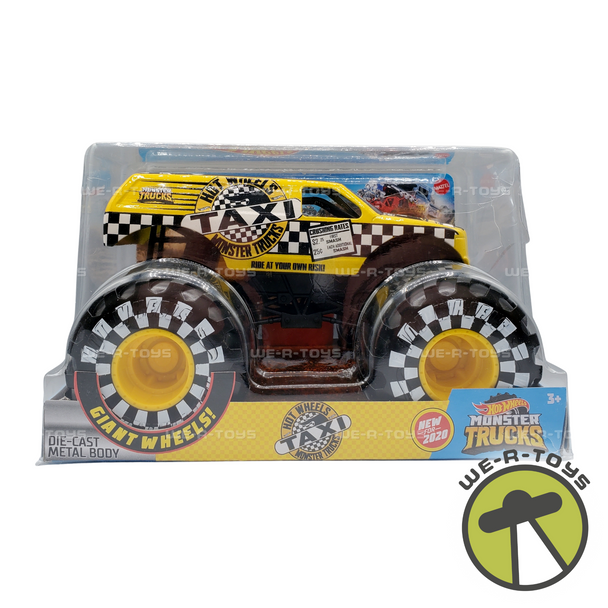 Hot Wheels Monster Trucks Taxi Die-Cast Vehicle 2020 Mattel #GJG77 NRFP