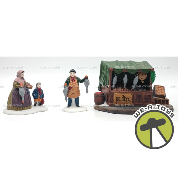 Department 56 Poultry Market Heritage Village Set of 3 Accessories No. 55590