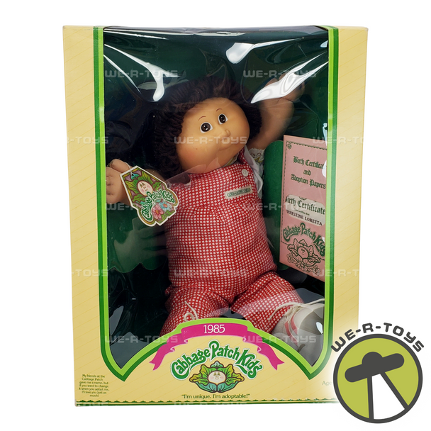 Cabbage Patch Kids 1985 Girl Brown Hair Brown Eyes NRFB