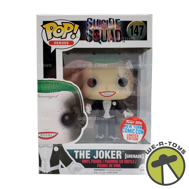 Funko Pop! Heroes Suicide Squad The Joker (Grenade) Figure NYCC Exclusive #147