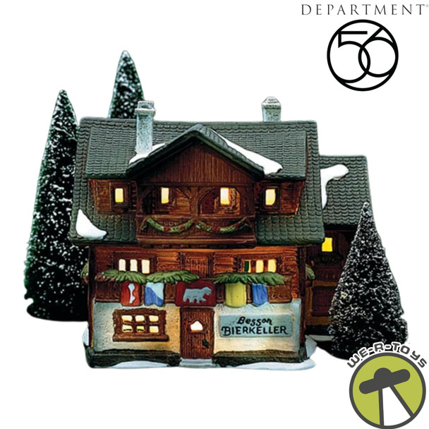 Department 56 Alpine Village Series Besson Bierkeller No. 65404 NEW