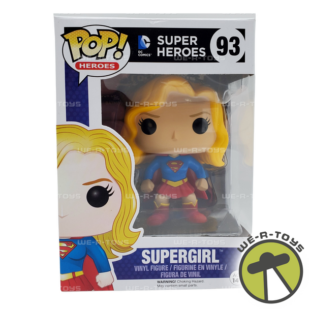 Funko Pop! Heroes DC Super Heroes Supergirl Vinyl Figure #93 NEW