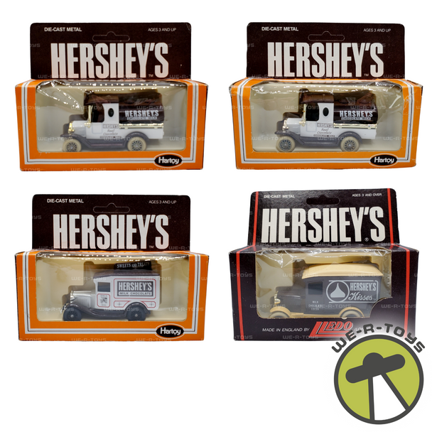 Hershey's Vintage Die-Cast Trucks 1979 Hartoy NRFP LOT OF 4