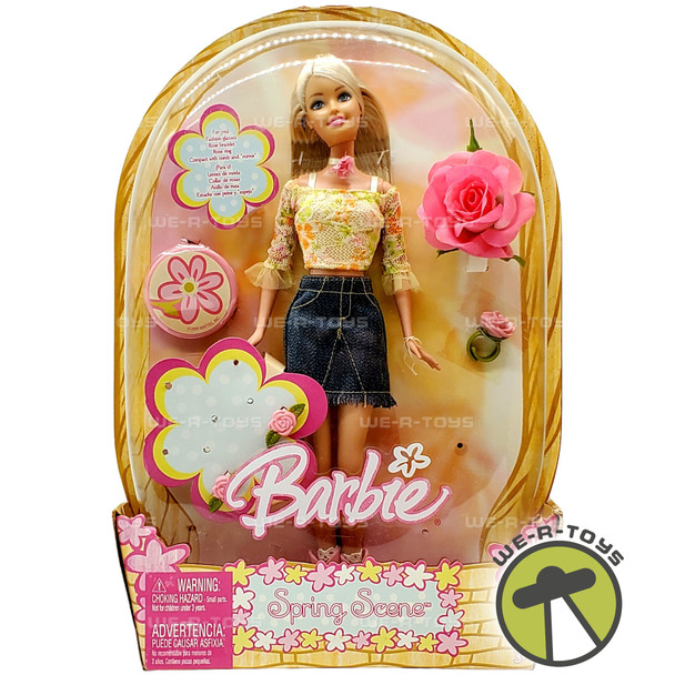 Spring Scene Barbie Doll Mattel 2005 H8252