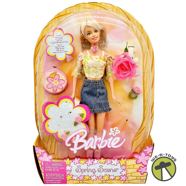 Spring Scene Barbie Doll Mattel 2005 H8252