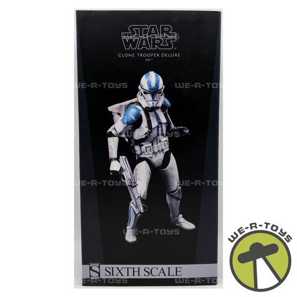 Sideshow Collectibles Star Wars Clone Trooper Deluxe 1:6 Scale Figure #NRFB