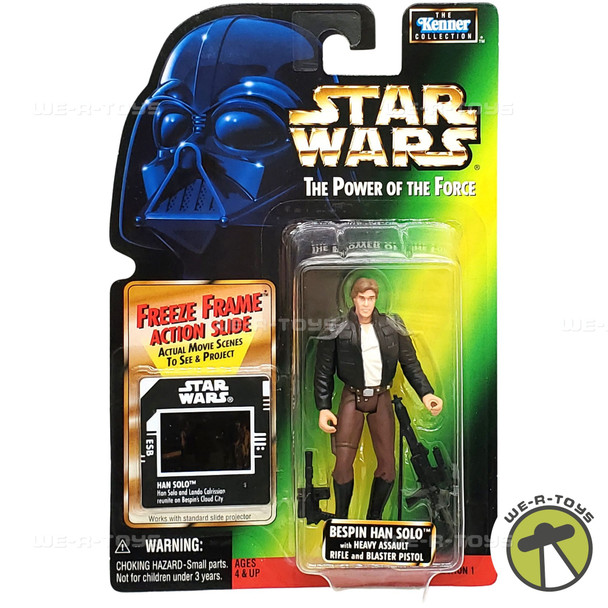 Star Wars Power of the Force Bespin Han Solo Figure with Freeze Frame Slide