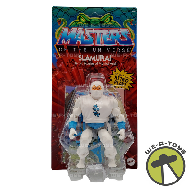 Masters of the Universe Retro Play Slamurai 2022 Mattel #HKM84 NEW