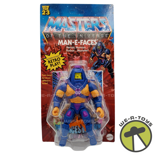 Masters of the Universe Retro Play Man-E-Faces 2023 Mattel #HKM92 NRFP