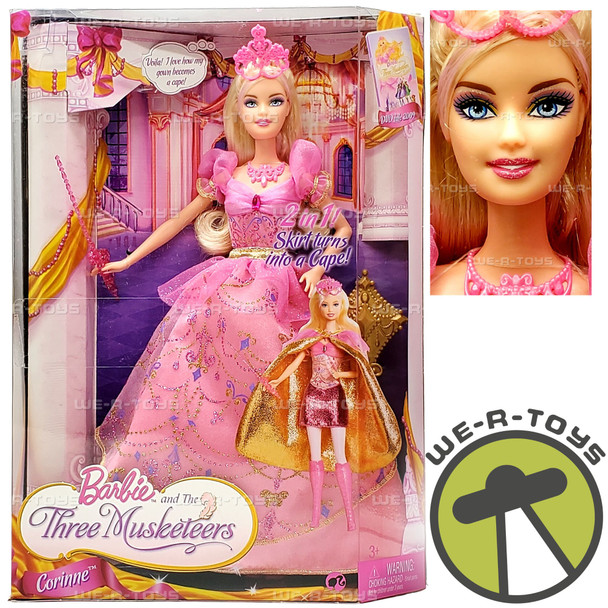 Barbie and The Three Musketeers Corinne Doll 2008 Mattel N7003