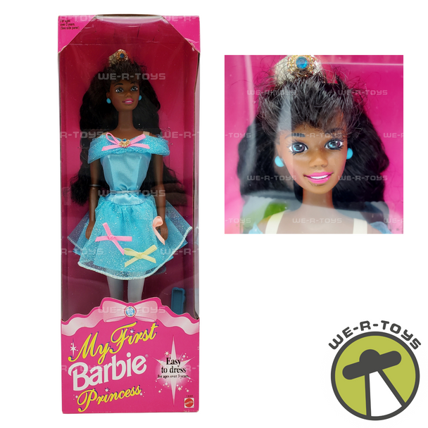 My First Barbie Princess Doll African American 1994 Mattel #13065 NRFB