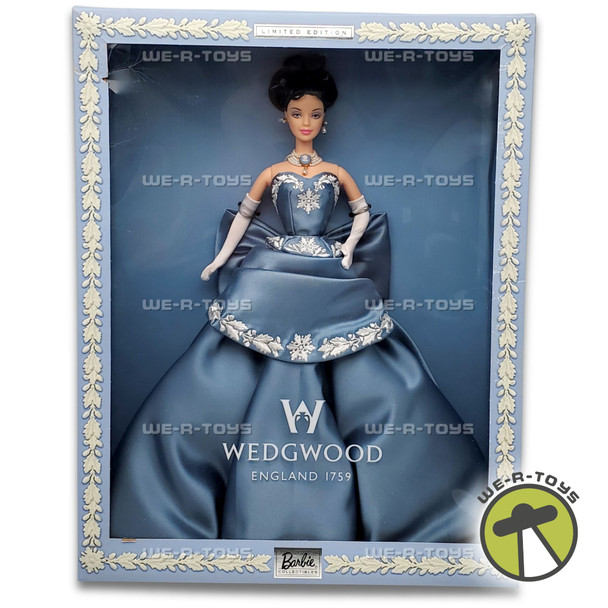 Wedgwood England 1759 Barbie Doll Limited Edition Blue Dress 1999 Mattel #25641