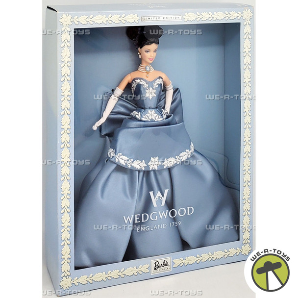 Wedgwood England 1759 Barbie Doll Limited Edition Blue Dress 1999 Mattel #25641