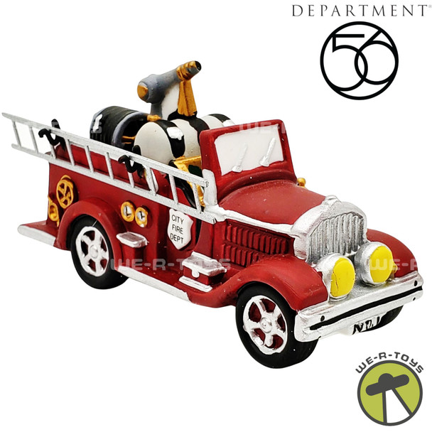 Department 56 City Fire Dept. Fire Truck Heritage Village 55476 NEW