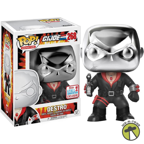 Funko Pop! Animation G.I. Joe Destro Figure 2017 Fall Convention Exclusive 268