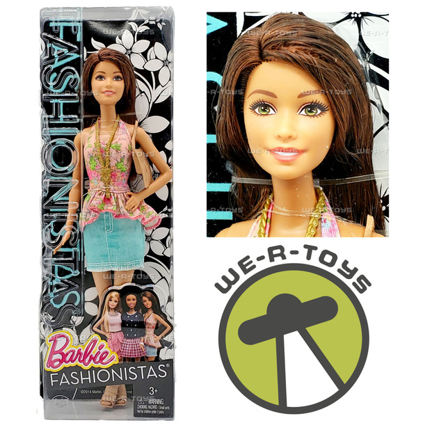 Barbie Fashionistas Teresa Doll 2014 Mattel CFG14
