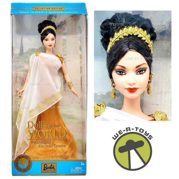 Dolls of The World Princess of Ancient Greece Barbie Doll 2003 Mattel B3461