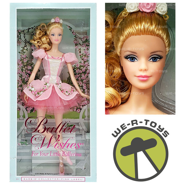 Barbie Collector Ballet Wishes Doll Pink Label 2013 Mattel BDH12