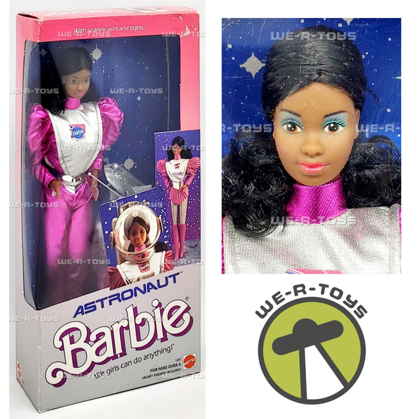 Astronaut Barbie African American Doll 1985 Mattel #1207 NEW
