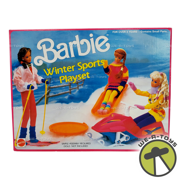Barbie Winter Sports Playset 1990 Mattel #7419 NRFB