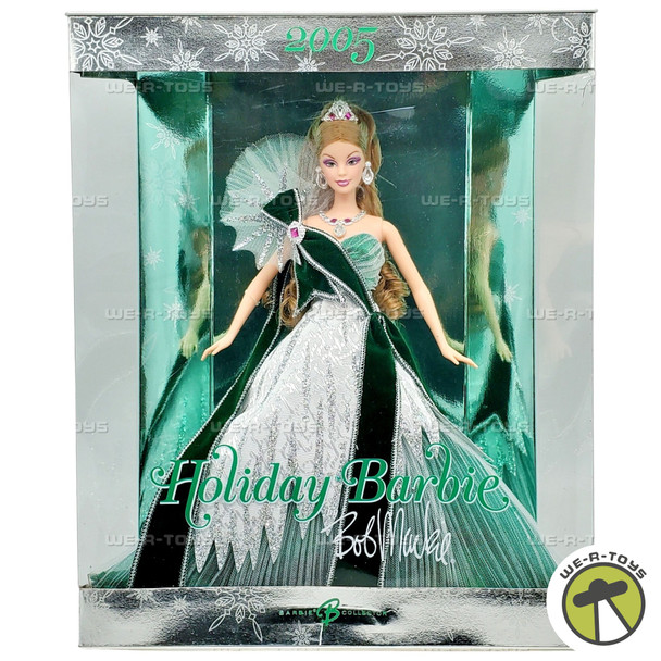 2005 Holiday Emerald Barbie Doll Mattel No. H8583