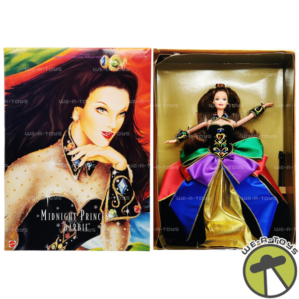 Midnight Princess Barbie Doll Brunette 1997 Mattel 18486 NRFB