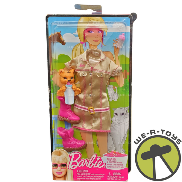 Barbie Safari Animal Trainer Fashion with Tiger Cub 2009 Mattel No. R7597 NRFP