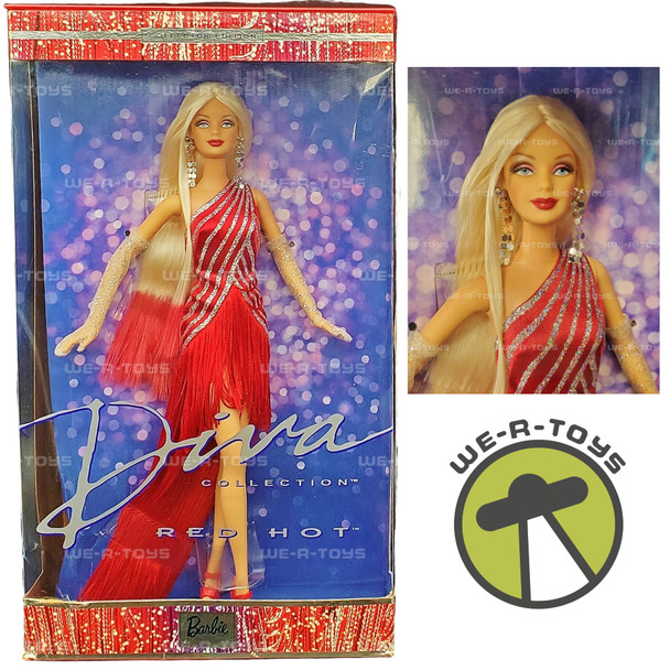 Barbie The Diva Collection Red Hot Collector Edition Doll 2002 Mattel 56707 NRFB