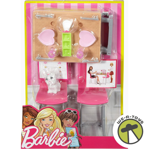 Barbie Storyteller Dinner & Movie Fun Playset 2016 Mattel DVX45