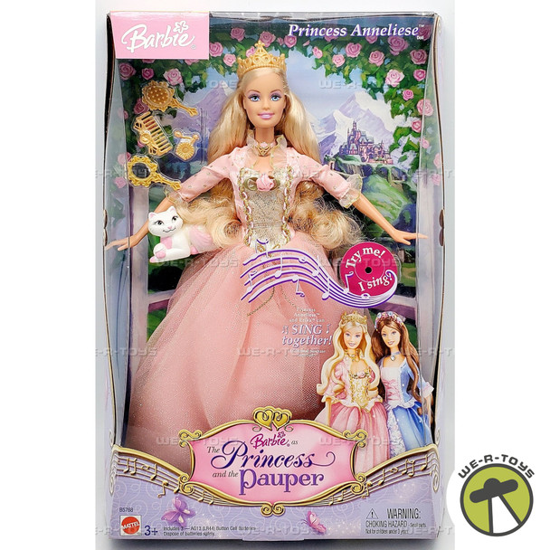 Barbie as Princess and The Pauper Princess Anneliese Doll 2004 Mattel #B5768