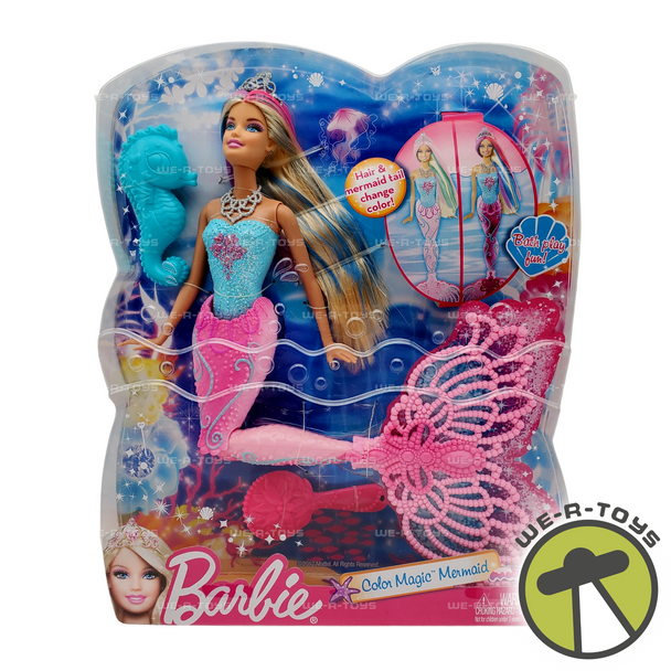 Barbie Color Magic Mermaid Doll 2012 Mattel #X9178 NRFB