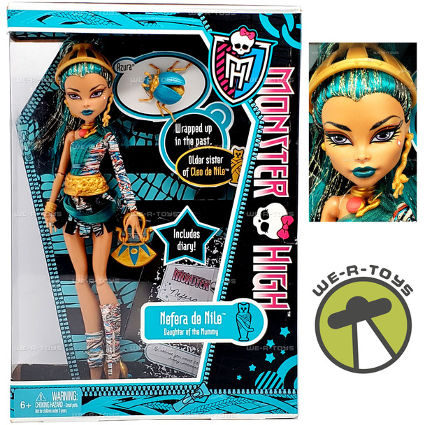 Monster High Nefera de Nile Doll W9115 Mattel 2011