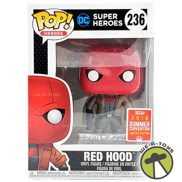 Funko POP! DC Super Heroes Red Hood 236 SDCC 2018 Exclusive Vinyl Figure