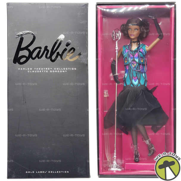 Claudette Gordon Barbie Doll Harlem Theatre Gold Label 2015 Mattel CHX11 NEW