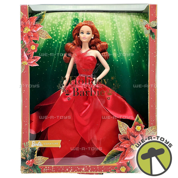 Barbie Signature 2022 Holiday Doll Red Hair Mattel HGW73